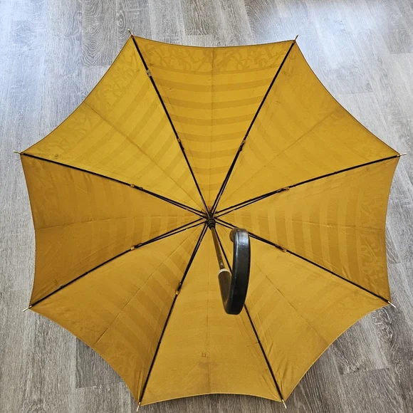 Yves Saint Laurent YSL Large Gold Umbrella - Picture 10 of 13